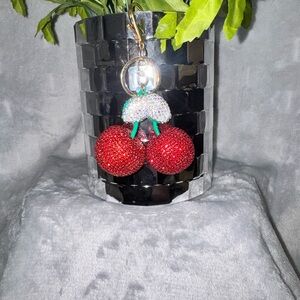Sparkling Cherry Keychain